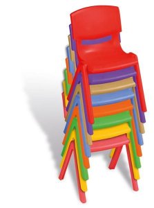 Plastik Anaokulu Sandalyesi 